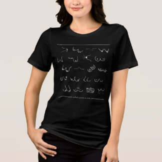 Mammaries - Black Tri-Blend Shirt