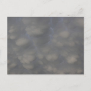 Mammatus-Wolken Postkarte