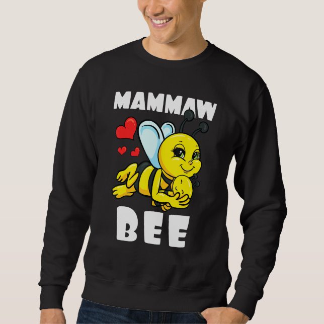 Mammaw Bekleidung Familienoutfit Kinderankündigung Sweatshirt (Vorderseite)