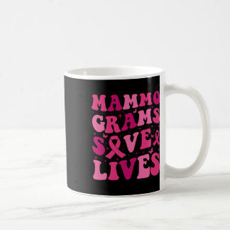 Mammogramme Rettete Brustkrebs-Aufklärungsmont Kaffeetasse