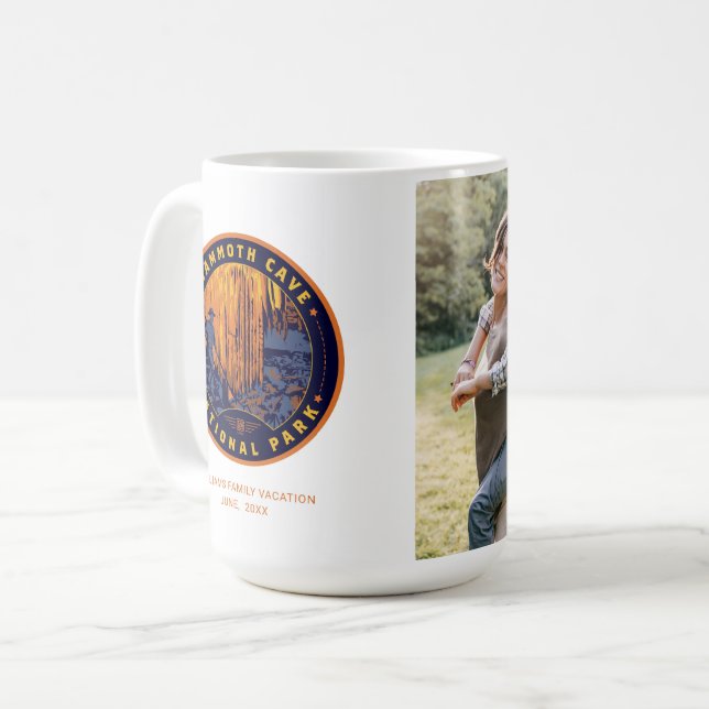 Mammoth Cave National Park Kaffeetasse (Vorderseite Links)
