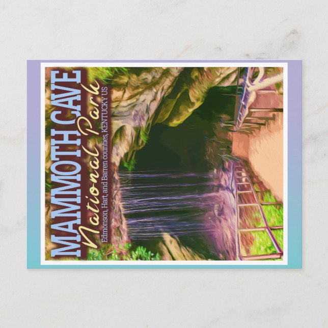MAMMOTH CAVE NATIONAL PARK - KENTUCKY US POSTKARTE (Vorderseite)