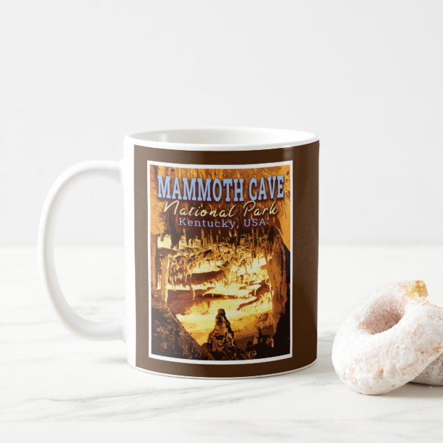 MAMMOTH CAVE NATIONAL PARK - KENTUCKY USA KAFFEETASSE (Mit Donut)