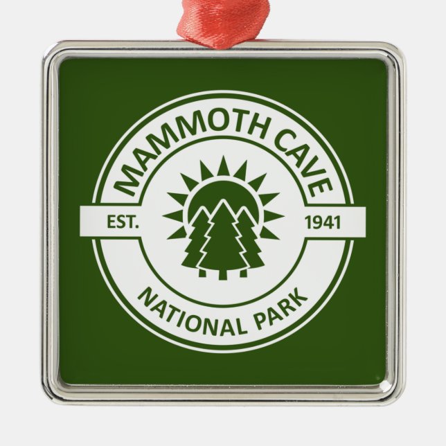 Mammoth Cave National Park Ornament Aus Metall (Vorne)