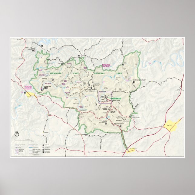 Mammoth Cave National Park Poster (Vorne)