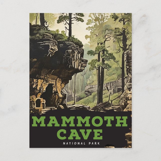 Mammoth Cave National Park Postkarte (Vorderseite)