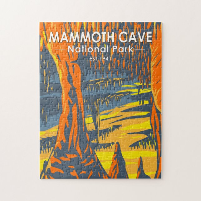 Mammoth Cave Nationalpark Kentucky Puzzle (Vertikal)