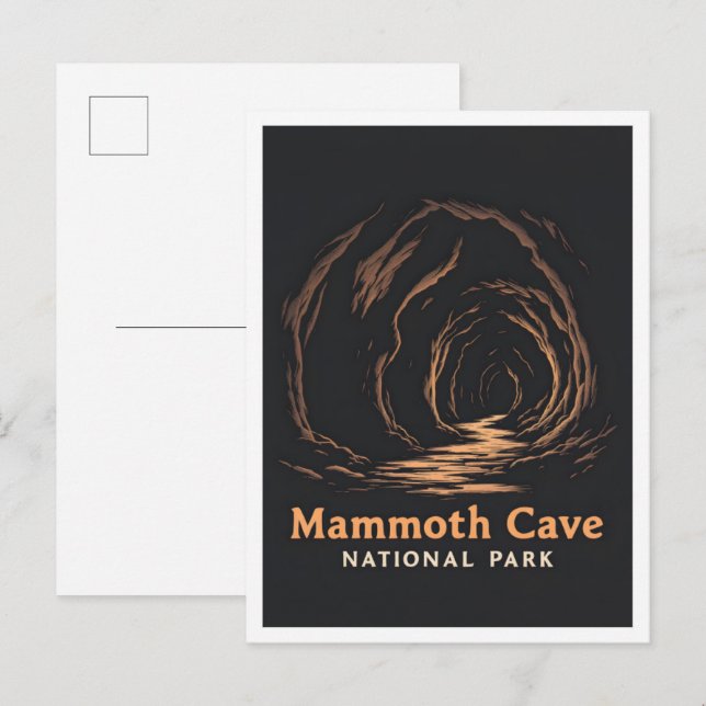 Mammoth Cave Nationalpark Kentucky Travel Postkarte (Vorne/Hinten)