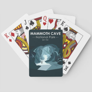 Mammoth Cave Nationalpark Kentucky Vintage Spielkarten