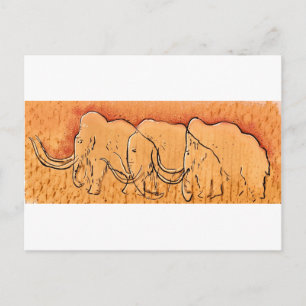 Mammoth Höhle Art Postcard Postkarte