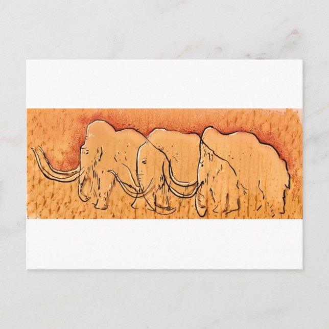 Mammoth Höhle Art Postcard Postkarte (Vorderseite)