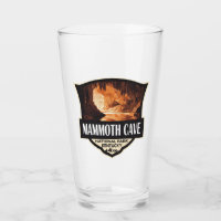 Mammoth Höhle Nationalpark Illustration Retro Art