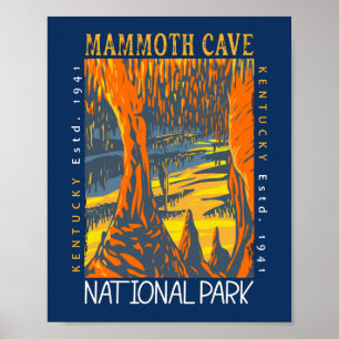Mammoth Höhle Nationalpark Kentucky erschüttert Poster
