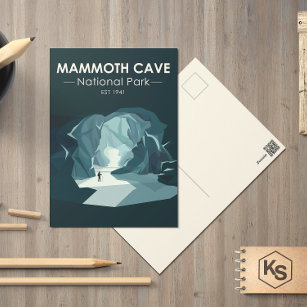 Mammoth Höhle Nationalpark Kentucky Vintag Postkarte