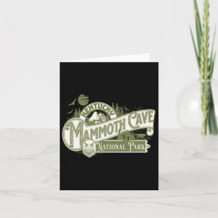 Mammoth Höhle Nationalpark Landschaftlicher Pfad E Karte