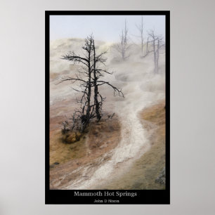 Mammoth Hot Springs Poster