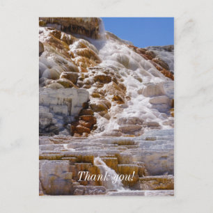 Mammoth Hot Springs Postkarte