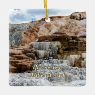 Mammoth Hot Springs, Yellowstone Nationalpark Keramikornament
