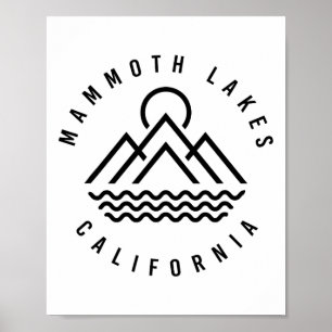 Mammoth Lakes Berge Kalifornien Wandern im Freien Poster