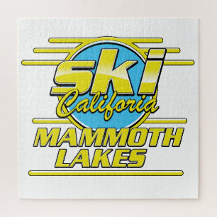 Mammoth Lakes California Ski-Logo Puzzle