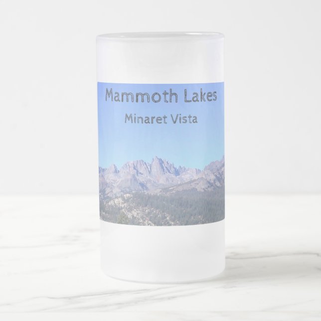 Mammoth Lakes Minaret Vista Mattglas Bierglas (Mittel)