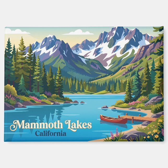 Mammoth Lakes USA Magnet (Vorderseite)