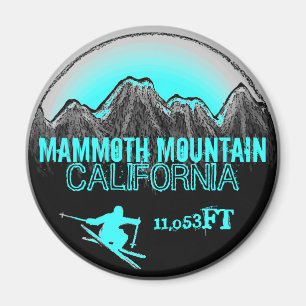 Mammoth Mountain California aquamariner Skimagnet Magnet