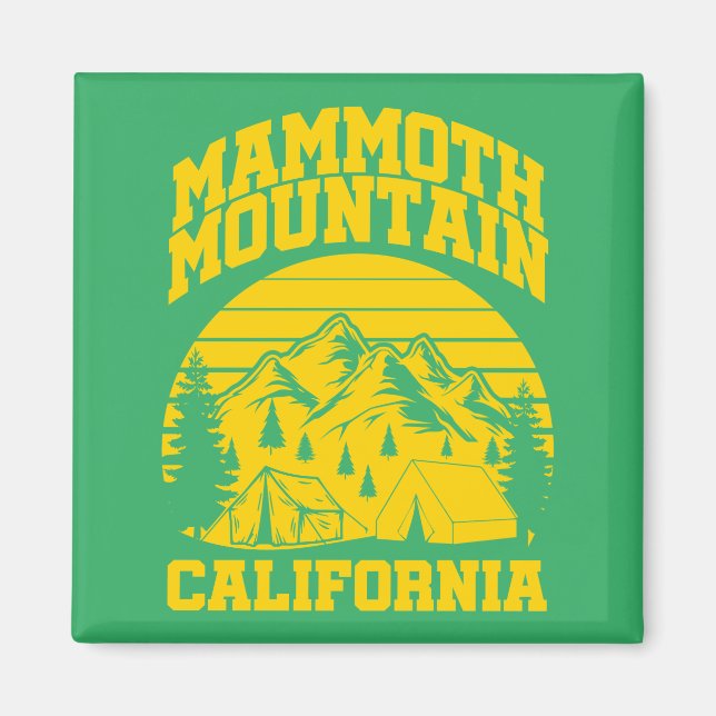 Mammoth Mountain, Kalifornien Magnet (Vorne)