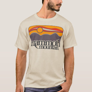 Mammoth Mountain Retro 70er/80er Style Sunset T-Shirt