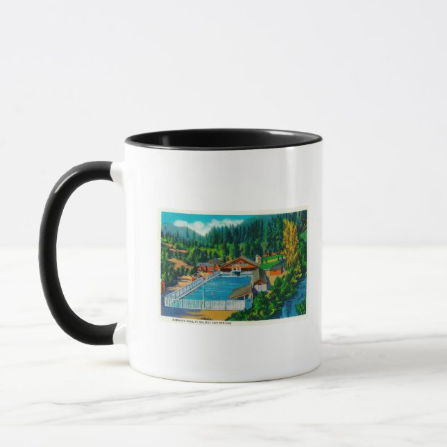 Mammoth Pool im Sol Duc Hot Springs Tasse (Links)