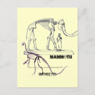 "Mammoth" Postkarte