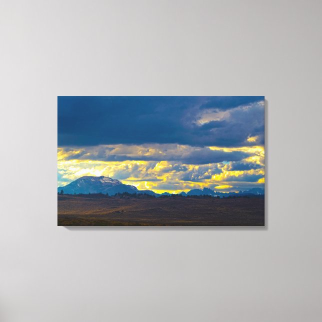 Mammoth Seen Area HDR. Leinwanddruck (Vorderseite)