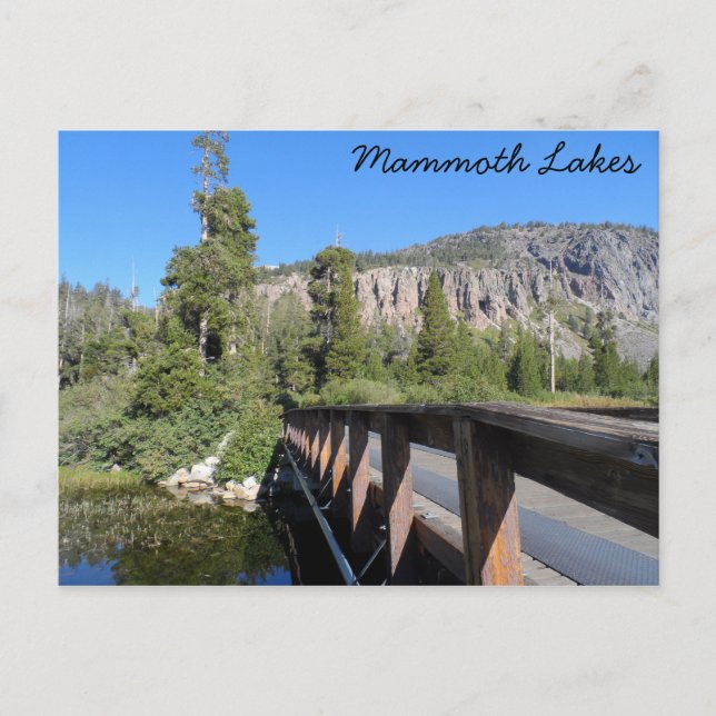 Mammoth Seen, CA Postkarte (Vorderseite)
