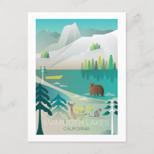 Mammoth Seen, California Postcard Postkarte