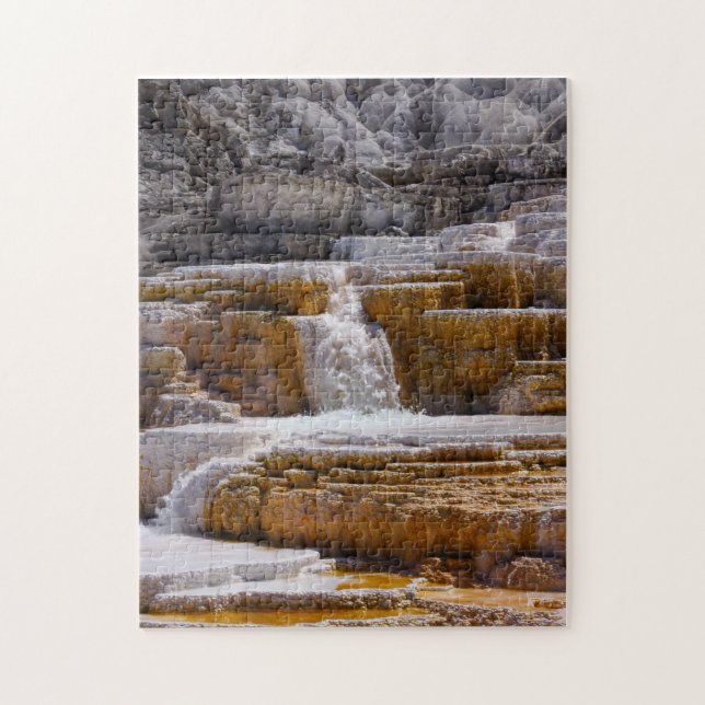 Mammoth Springs Falls Puzzle (Vertikal)