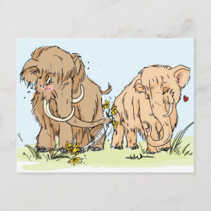 Mammoth Valentine Feiertagspostkarte