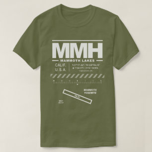 Mammoth Yosemite Airport MMH T - Shirt