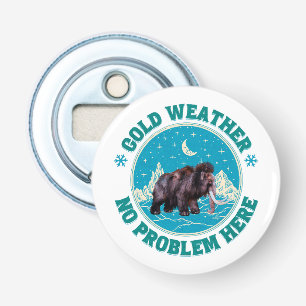 Mammut-Winterhumor bei kaltem Wetter Flaschenöffner