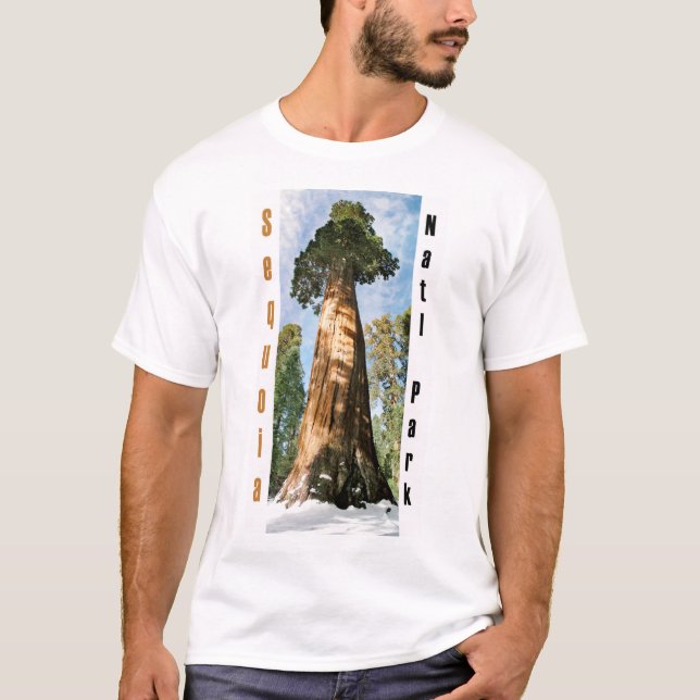 Mammutbaum-Nationalpark-Shirt T-Shirt (Vorderseite)