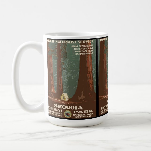 Mammutbaum-Nationalpark Tasse (Links)