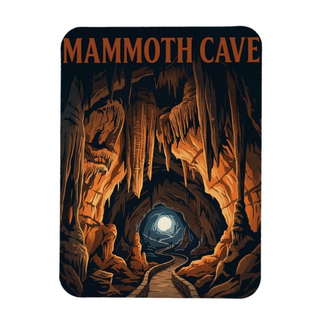 Mammuthöhle Magnet (Vertikal)