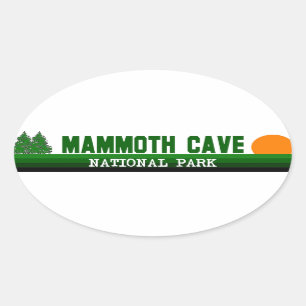 Mammuthöhlen-Nationalpark Ovaler Aufkleber