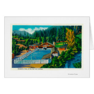 Mammutpool an heißen Quellen Solenoides Duc