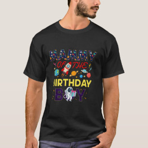 Mammy of the Birthday Boy Astronaut Space für Fami T-Shirt