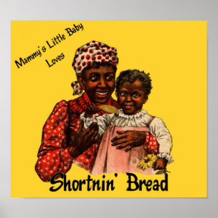 Mammy's Little Baby Lieben Shortnin's Brot Art Poster