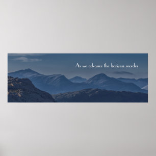 Mamores in Dusk, Schottland Poster