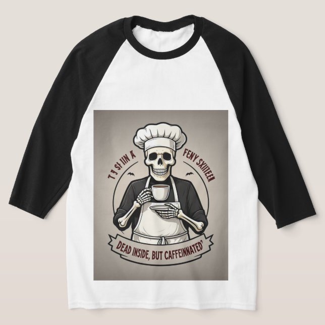 Man Blach and wight Tshart T-Shirt (Ablage )