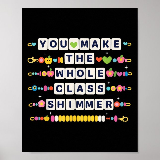 Man bringt den ganzen Cl Shimmer Lehrer zurück zum Poster (Vorne)