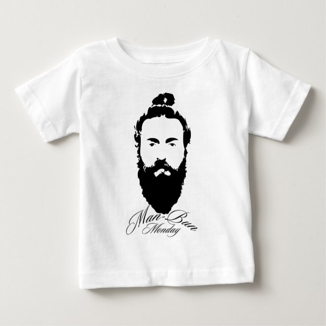 Man Bun Monday Baby T-shirt (Vorderseite)
