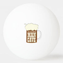 Man Cave Beer Tasse Tischtennisball